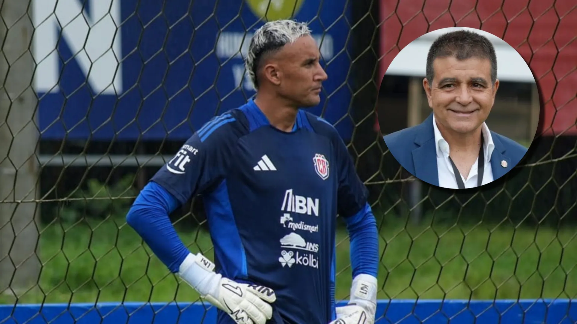 Keylor Navas habló con Claudio Vivas en privado.