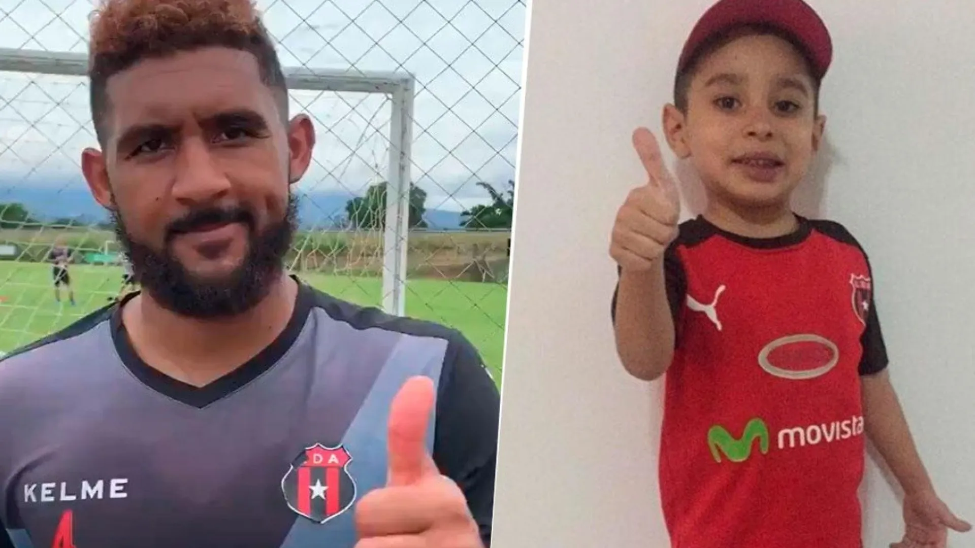 El tierno gesto del Alajuelense con un niño al que operarán del corazón