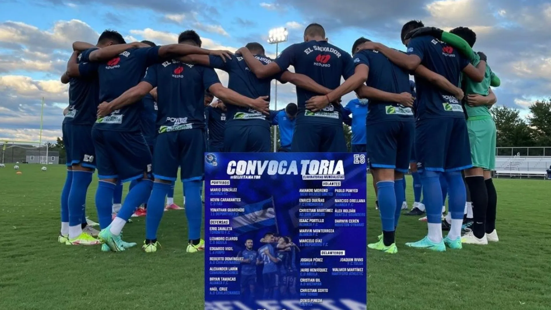 Oficial: Convocatoria de El Salvador para la triple fecha del Octogonal final