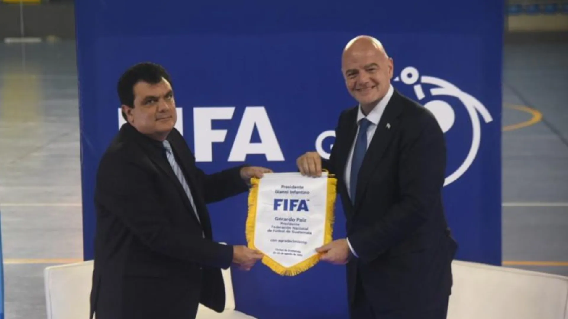 Gianni Infantino nuevamente está de visita en Guatemala