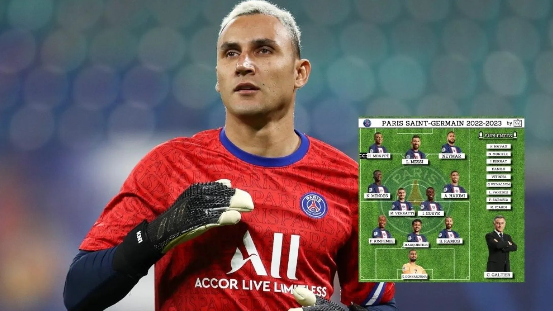 ¡Sin Keylor Navas! Este es el poderoso XI que está armando el PSG