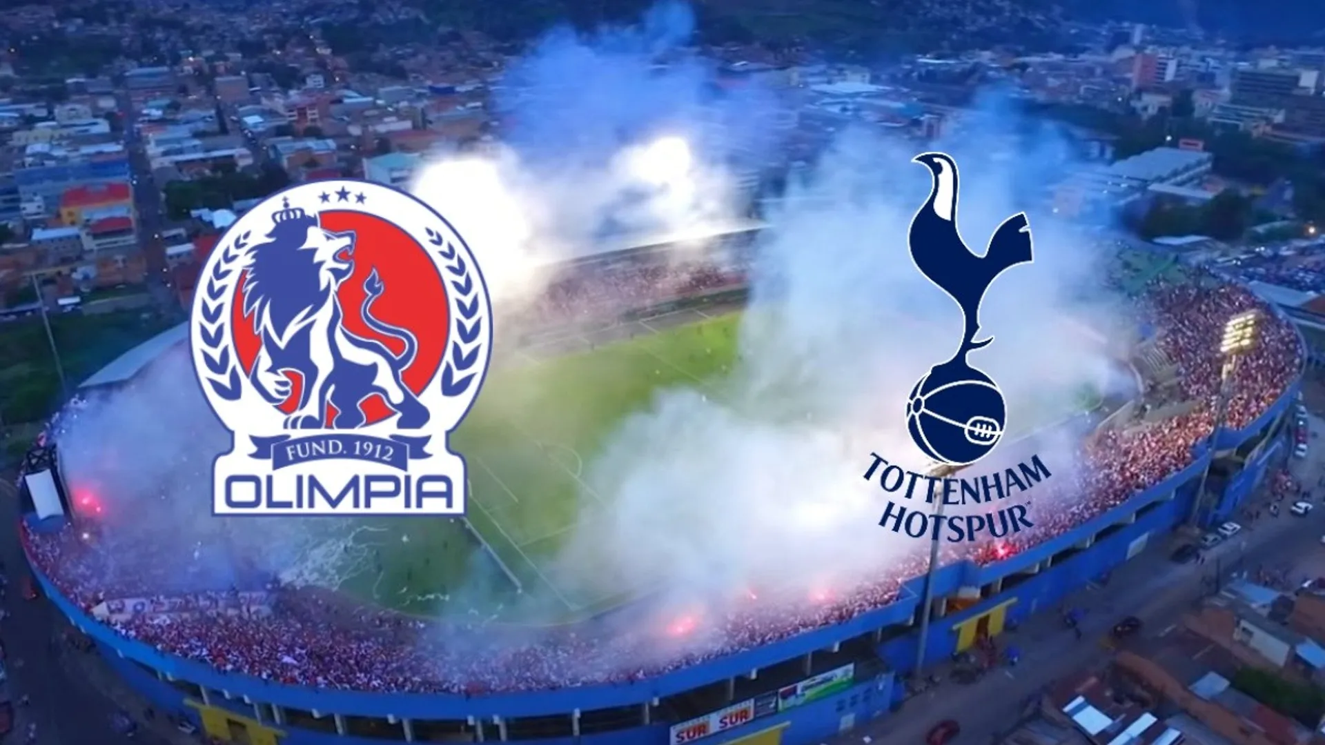 Tottenham de Inglaterra retó al Olimpia, y esta fue su respuesta