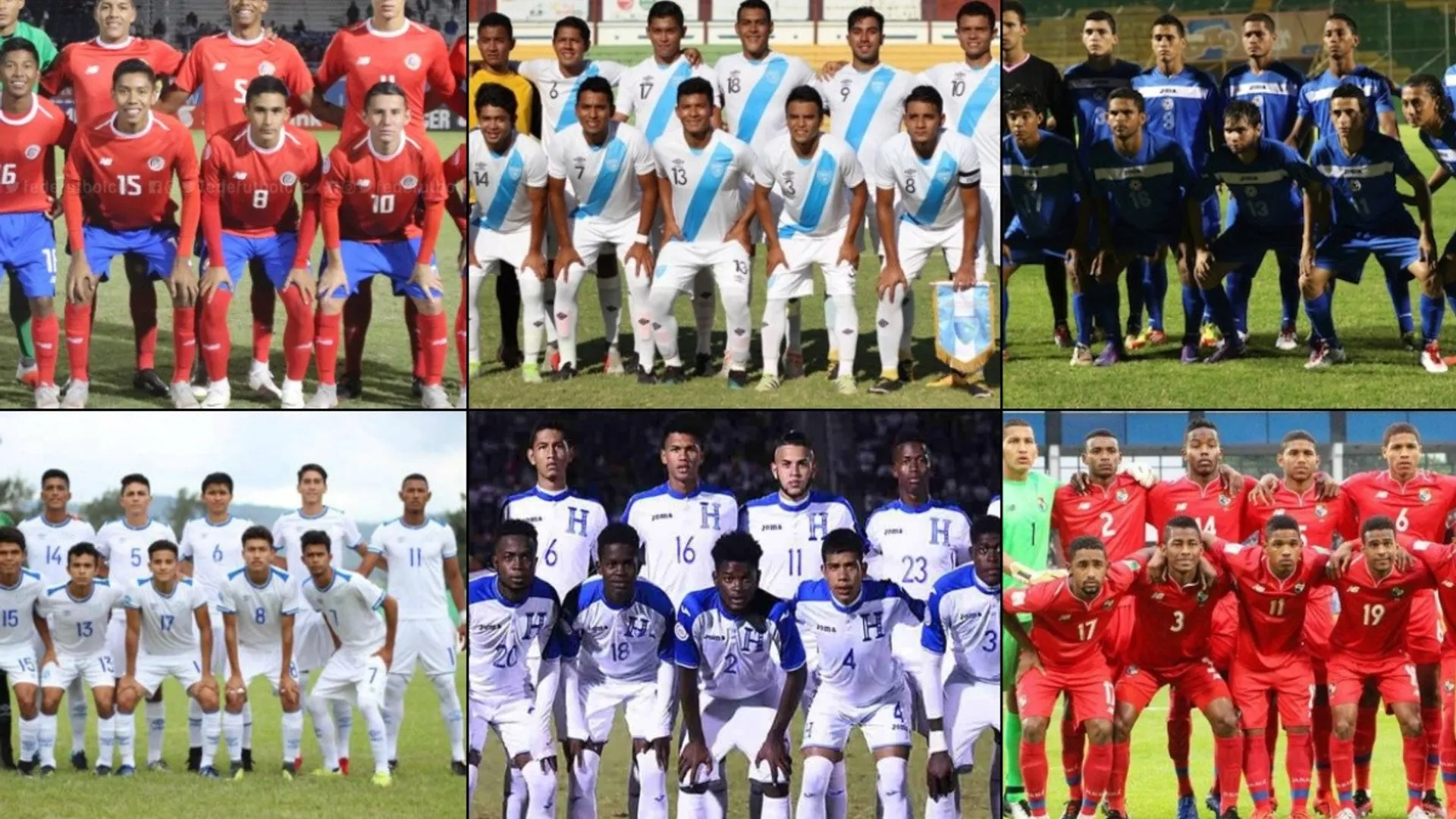 Así quedaron los grupos para Centroamérica en el Premundial sub 20