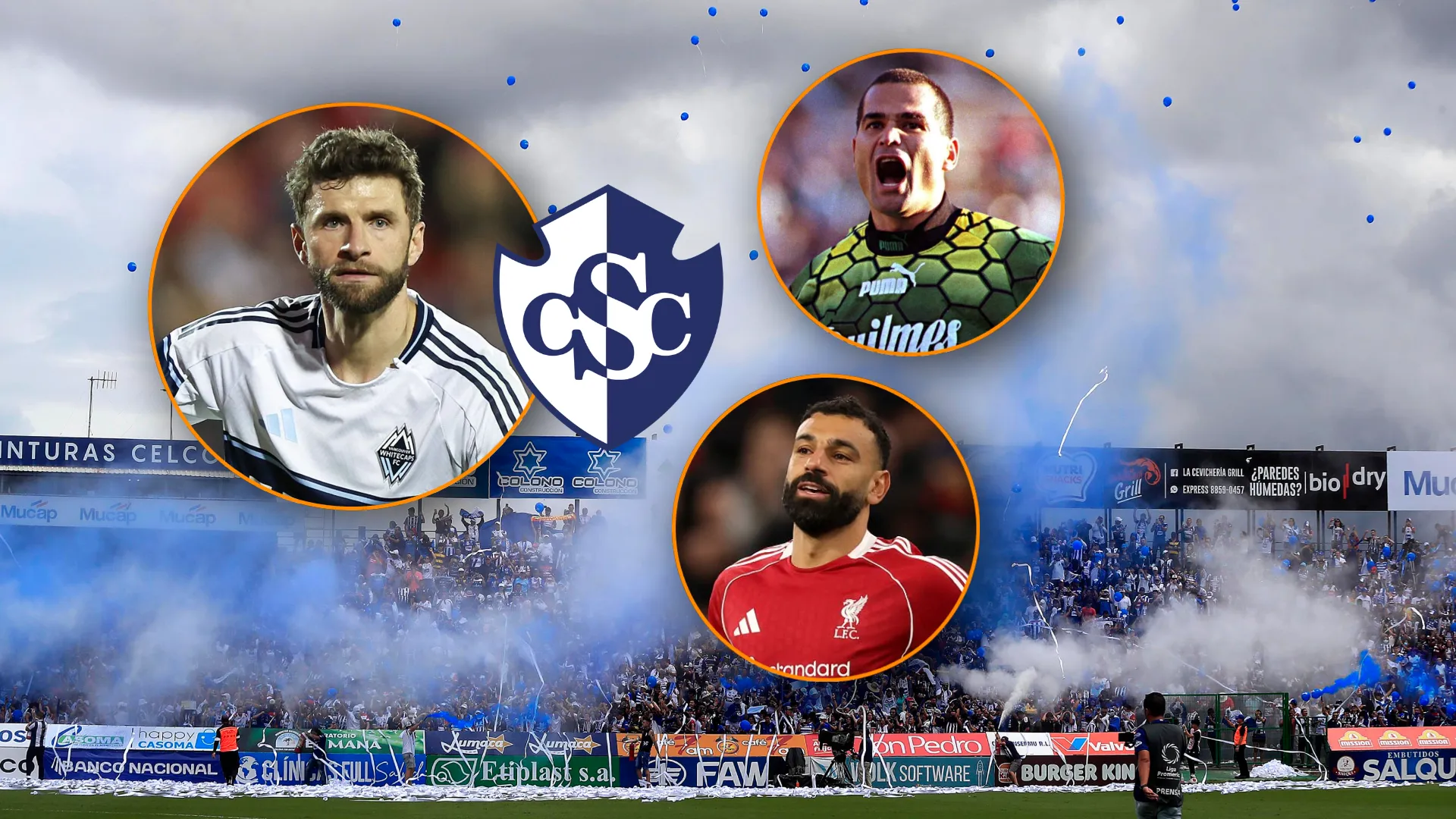 De Chilavert a Salah: Thomas Müller podría unirse a estas estrellas mundiales que jugaron en el Estadio Fello Meza de Cartaginés