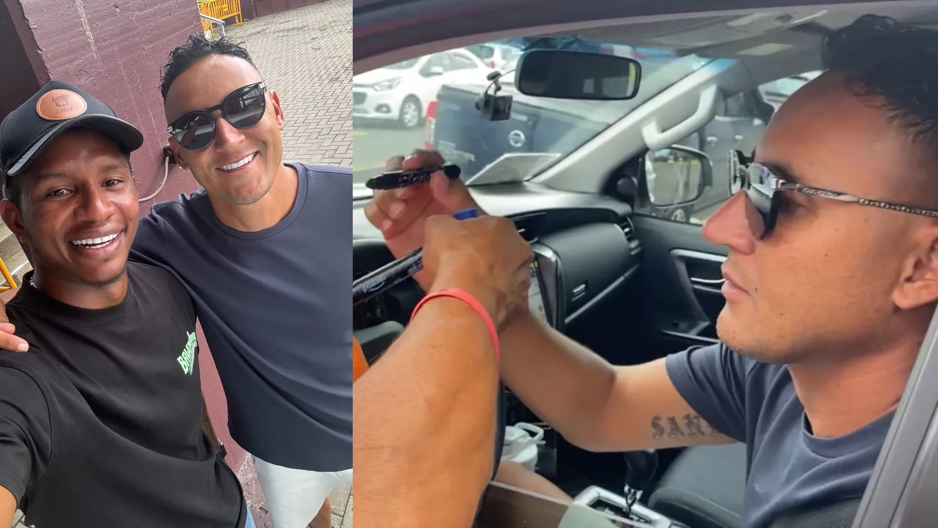 Después de la selfie con Keylor Navas: qué hizo Fidel Escobar que enloqueció a los morados