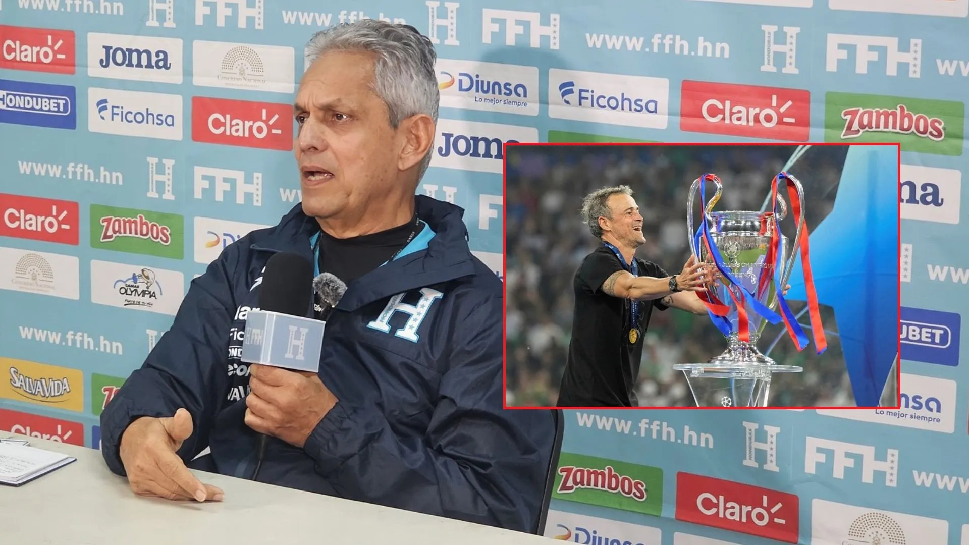 "Te cambia la vida": Rueda pone en su lugar a los jugadores de Honduras y lo ejemplifica con el PSG de Luis Enrique