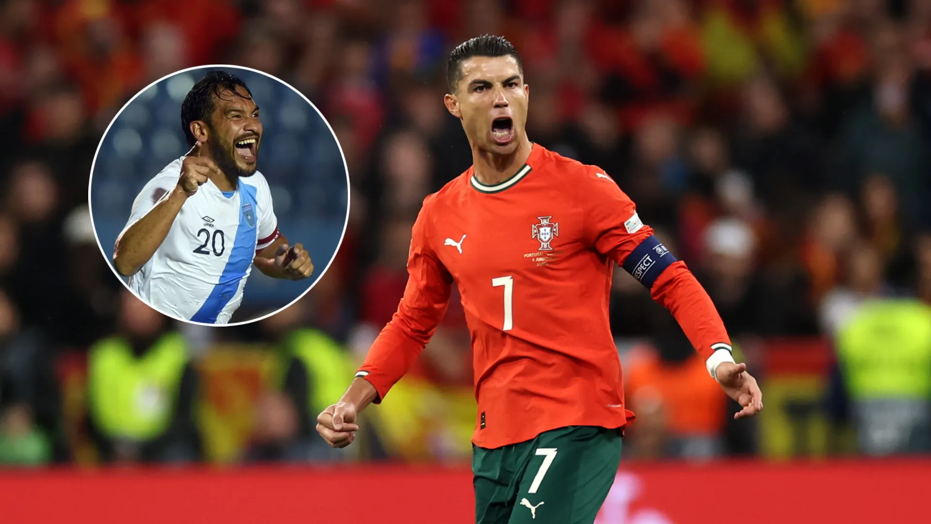 Cristiano Ronaldo igualó el récord de Carlos Ruiz en Eliminatorias, pero en algo no pudo superar al goleador de Concacaf