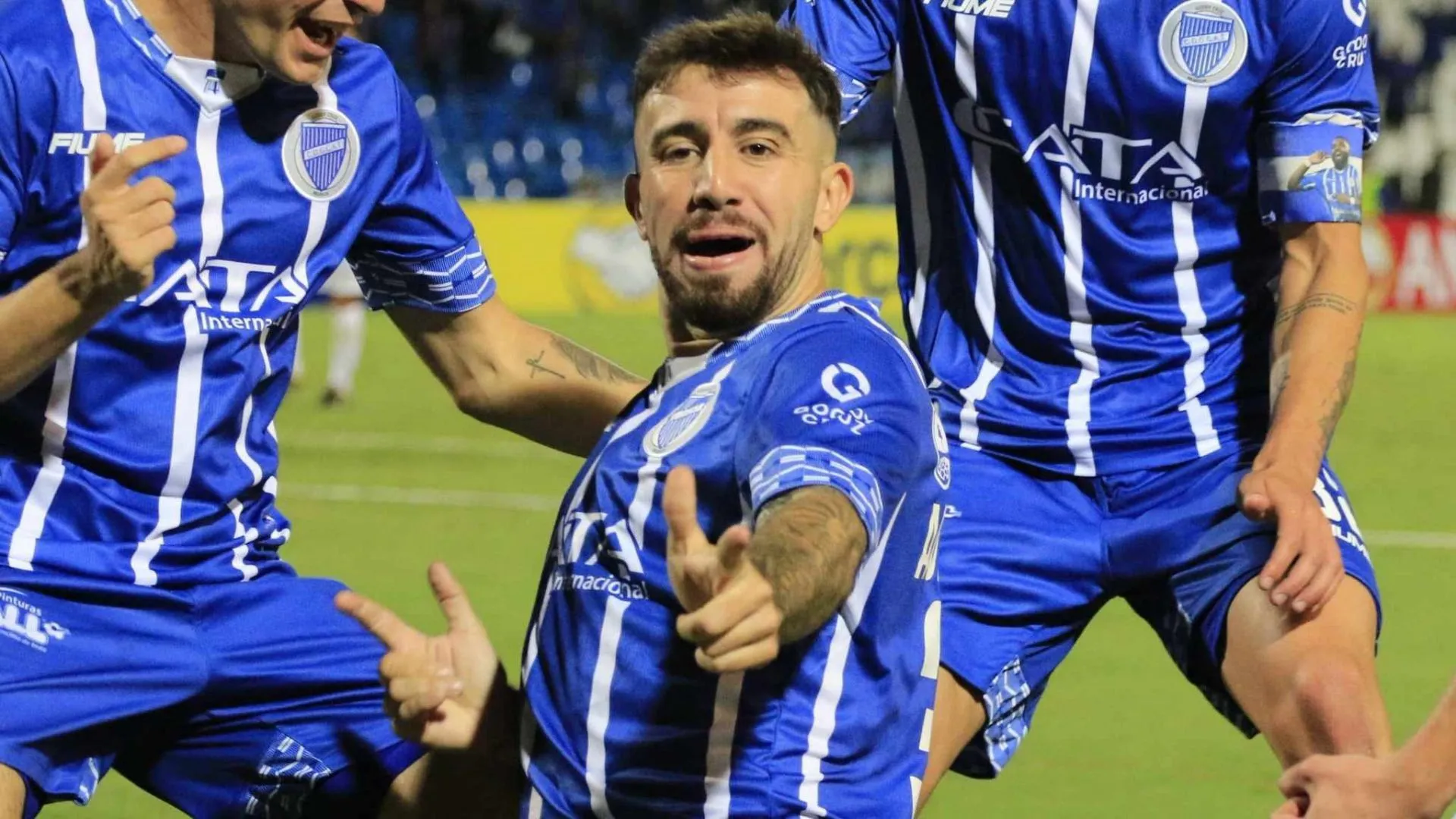 Agustín Auzmendi pone feliz a Motagua: el golazo que hizo a gigante de Brasil y la dedicatoria especial