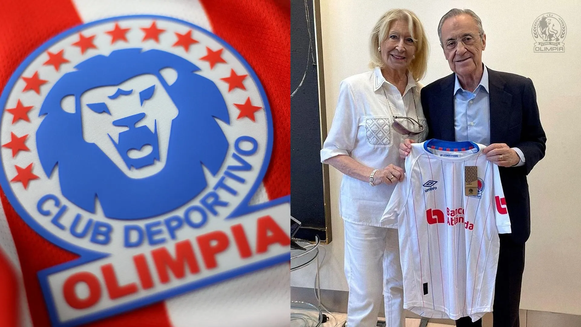 Tiene 23 años, nació en Honduras y llegó al Real Madrid: la historia oculta de la camisa de Olimpia que recibió Florentino Pérez