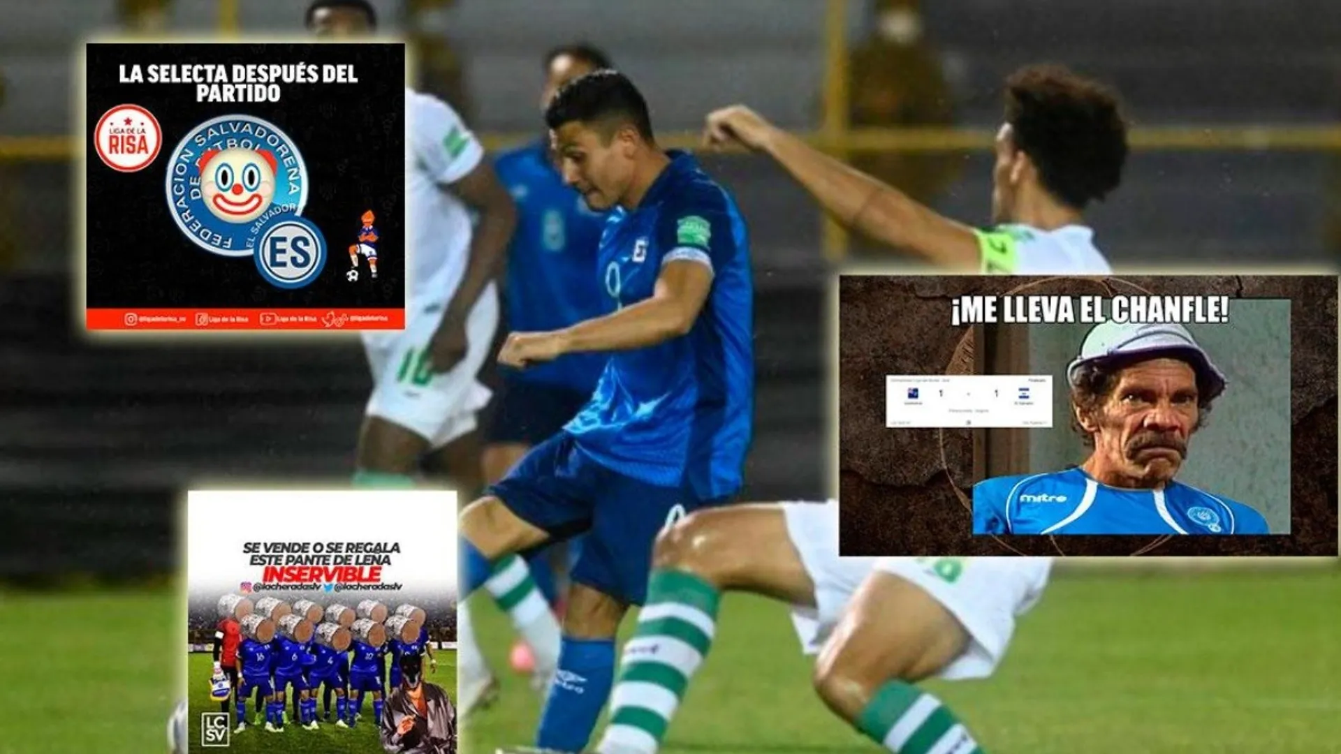 Los memes explotaron por el empate de El Salvador ante Montserrat