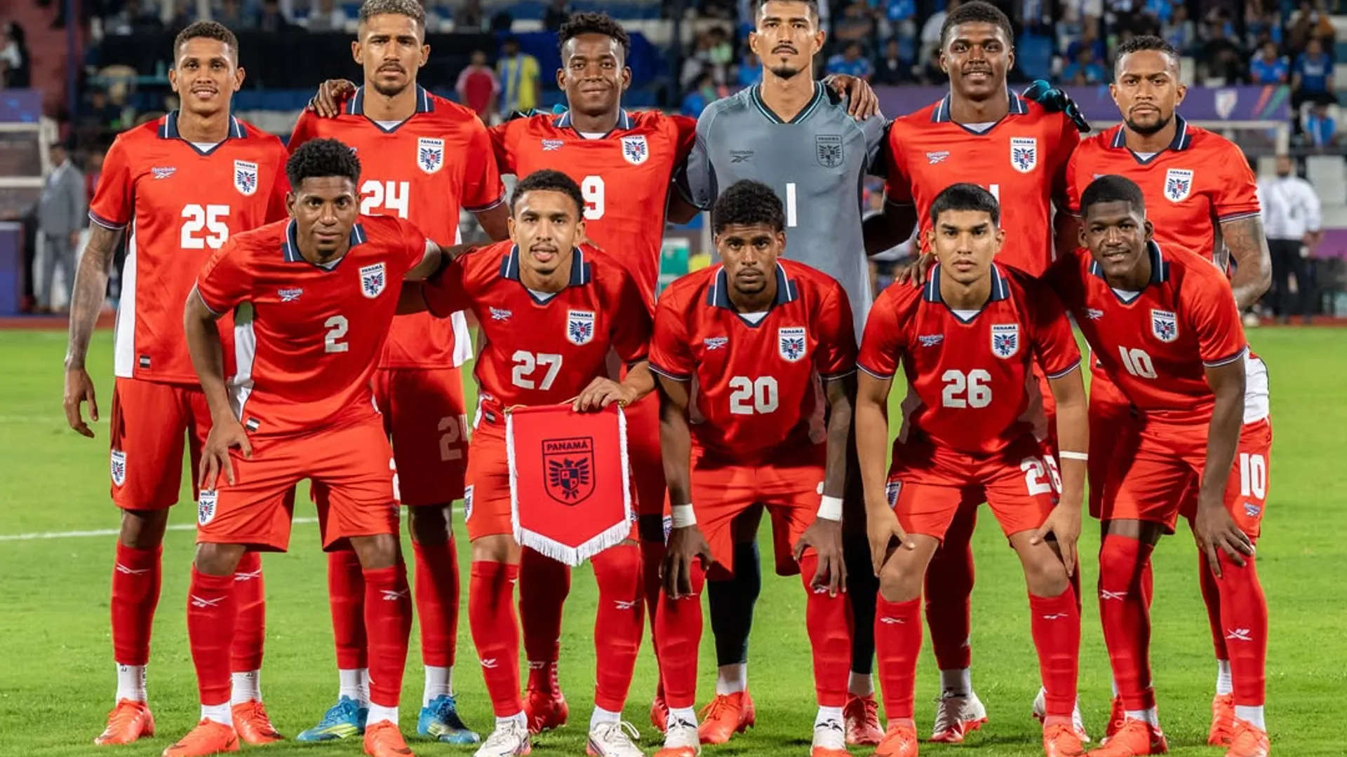 Así formó Panamá vs. India.