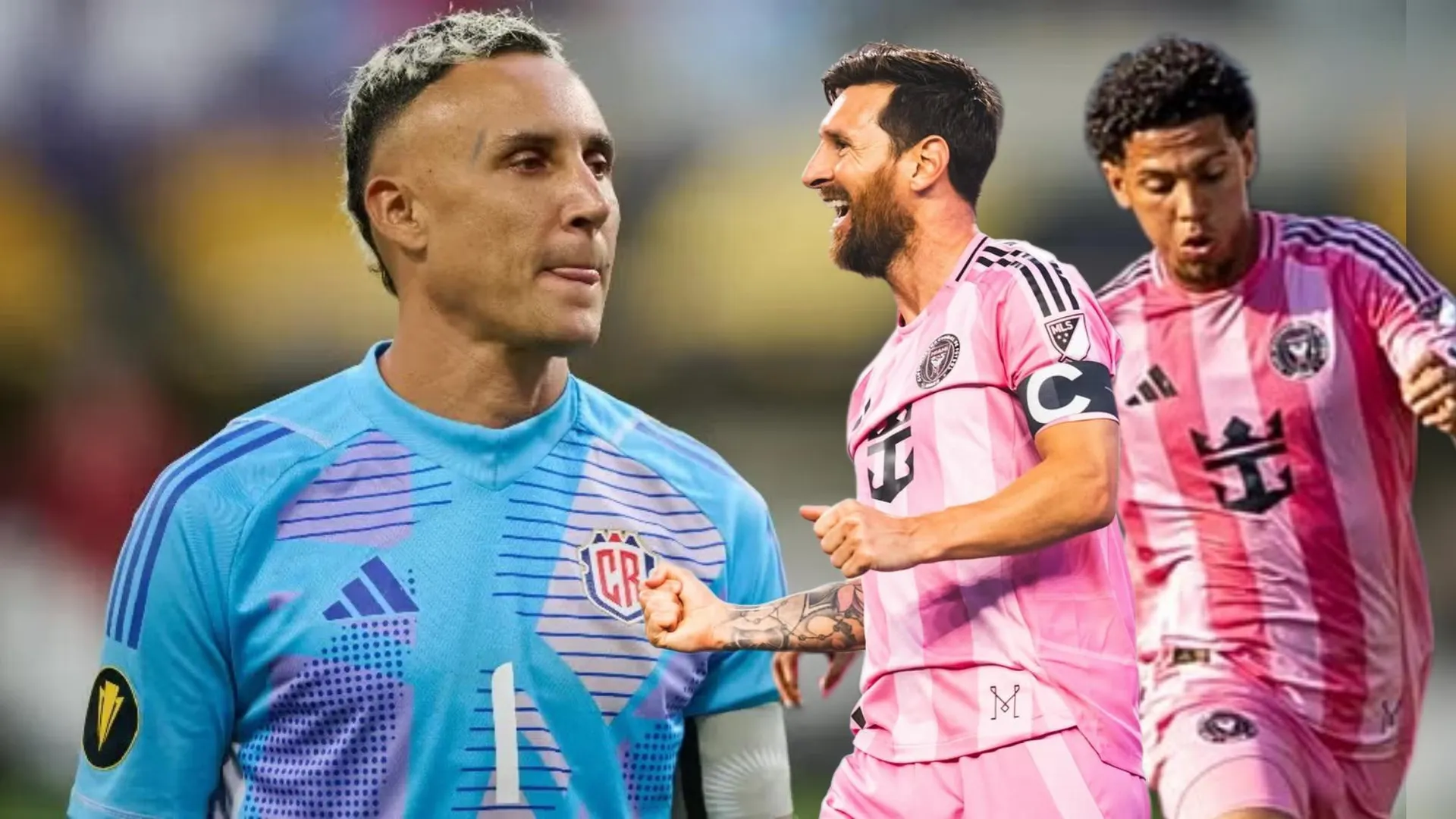 Ante los ojos de Concacaf: el duro golpe a Keylor Navas que celebran Lionel Messi y David Ruiz