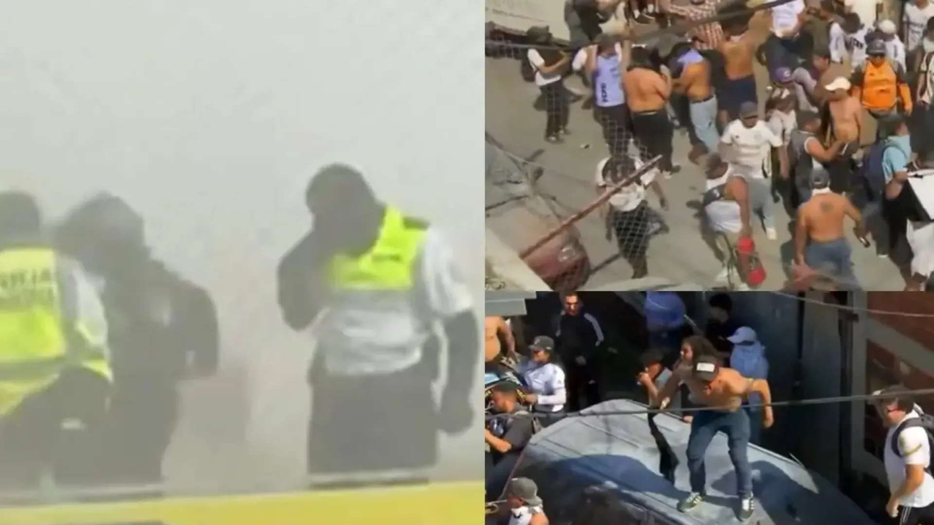 Aficionados de Comunicaciones provocan disturbios en el estadio de Mixco