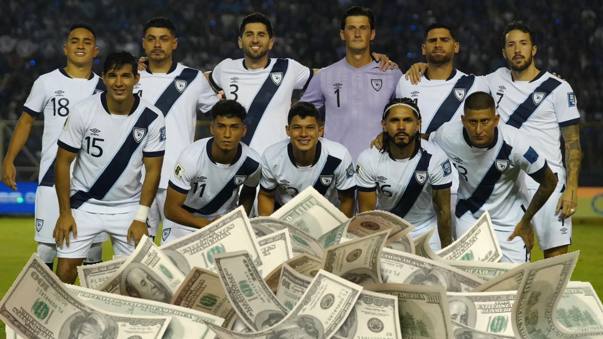 Inversión millonaria: Se revelan los jugosos premios que reciben los jugadores de la Selección de Guatemala en la Eliminatoria Mundialista
