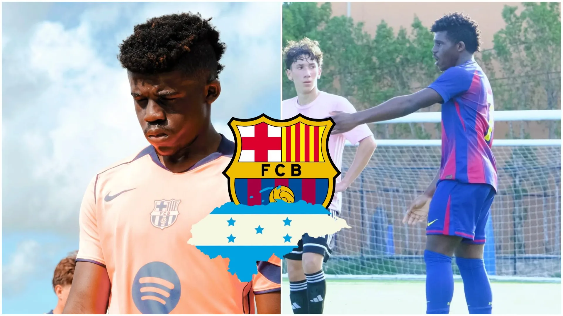 El hijo de mundialista hondureño que brilla en el Barcelona y que pone en alerta a Francis Hernández