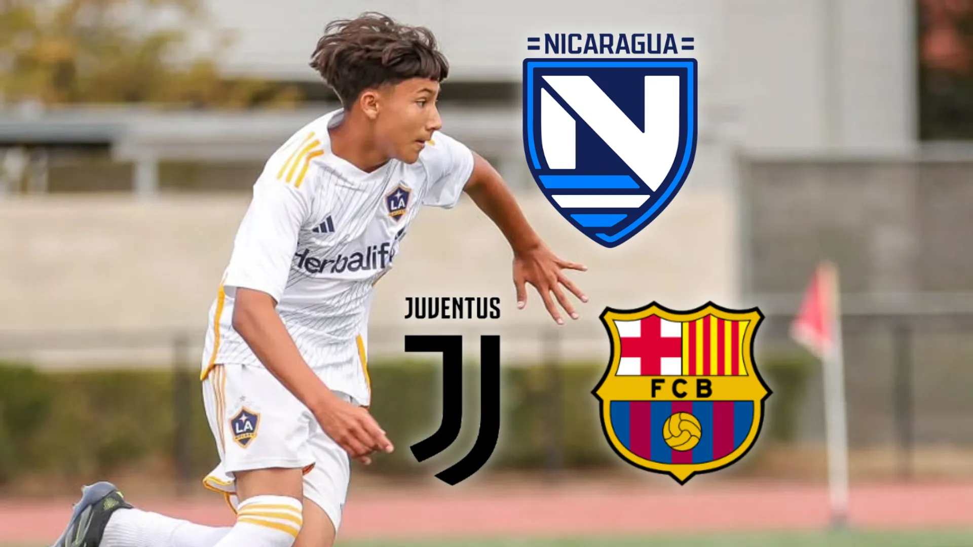 Estados Unidos acelera para robársela: Nicaragua tiene una joya en LA Galaxy que deslumbró a Barcelona y Juventus