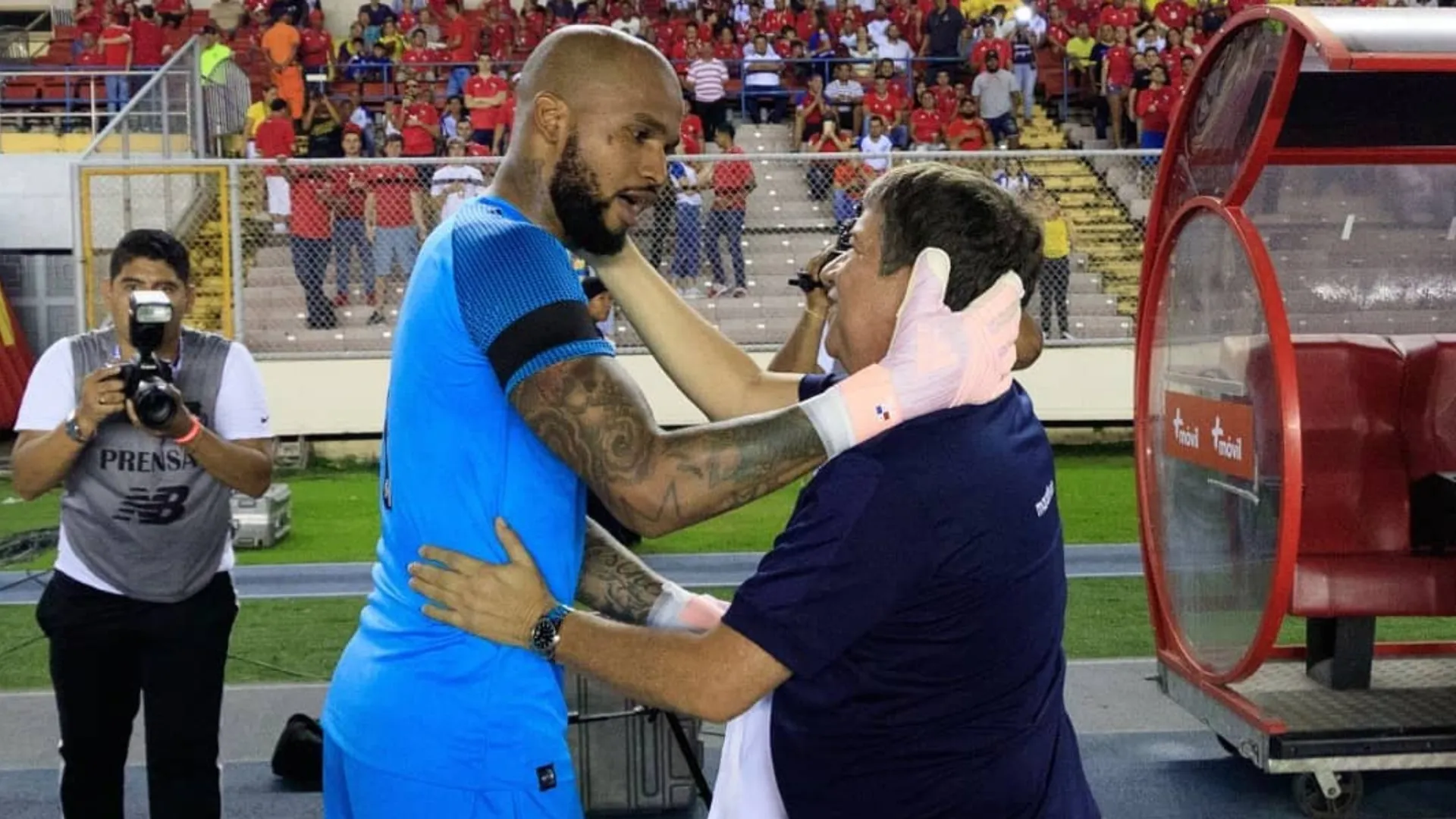 "Ese episodio": a Luis Mejía le recordaron cuando Bolillo Gómez lo borró del Mundial 2018 y contestó con una indirecta que aplauden en Panamá