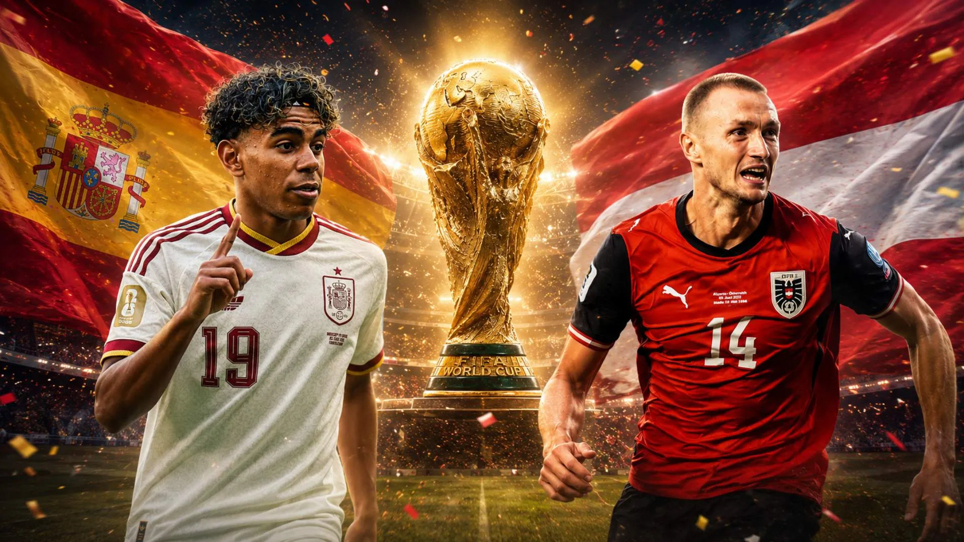 España vs. Austria: hora, alineaciones y dónde ver EN VIVO el partido de 16avos de final del Mundial 2026