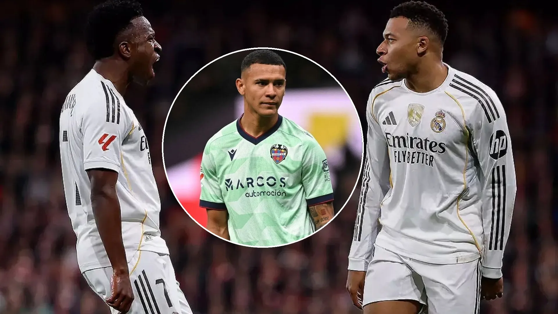 Mientras Kylian Mbappé y Vinicius ganan 42 millones en plena crisis del Real Madrid, este es el salario de Kervin Arriaga en Levante