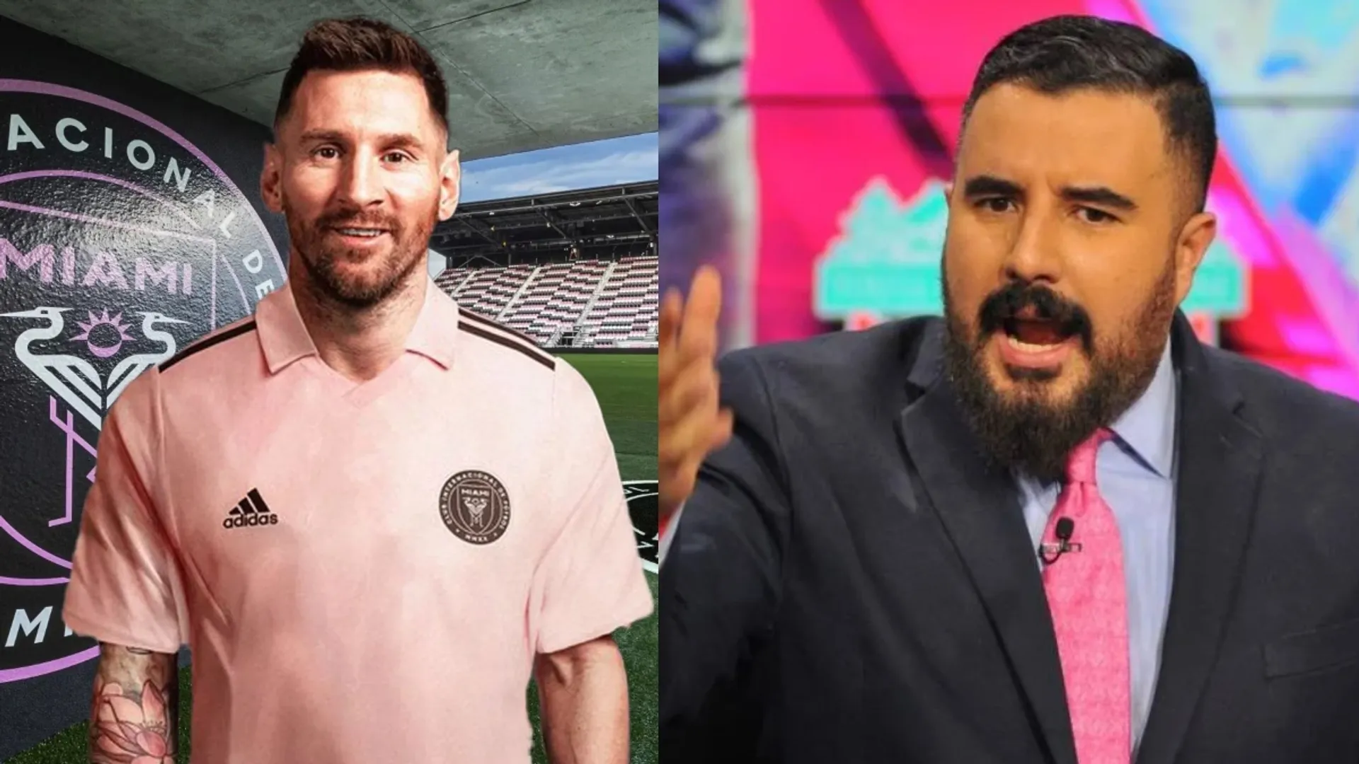 Álvaro Morales cruzó a Lionel Messi tras su anuncio en el Inter Miami