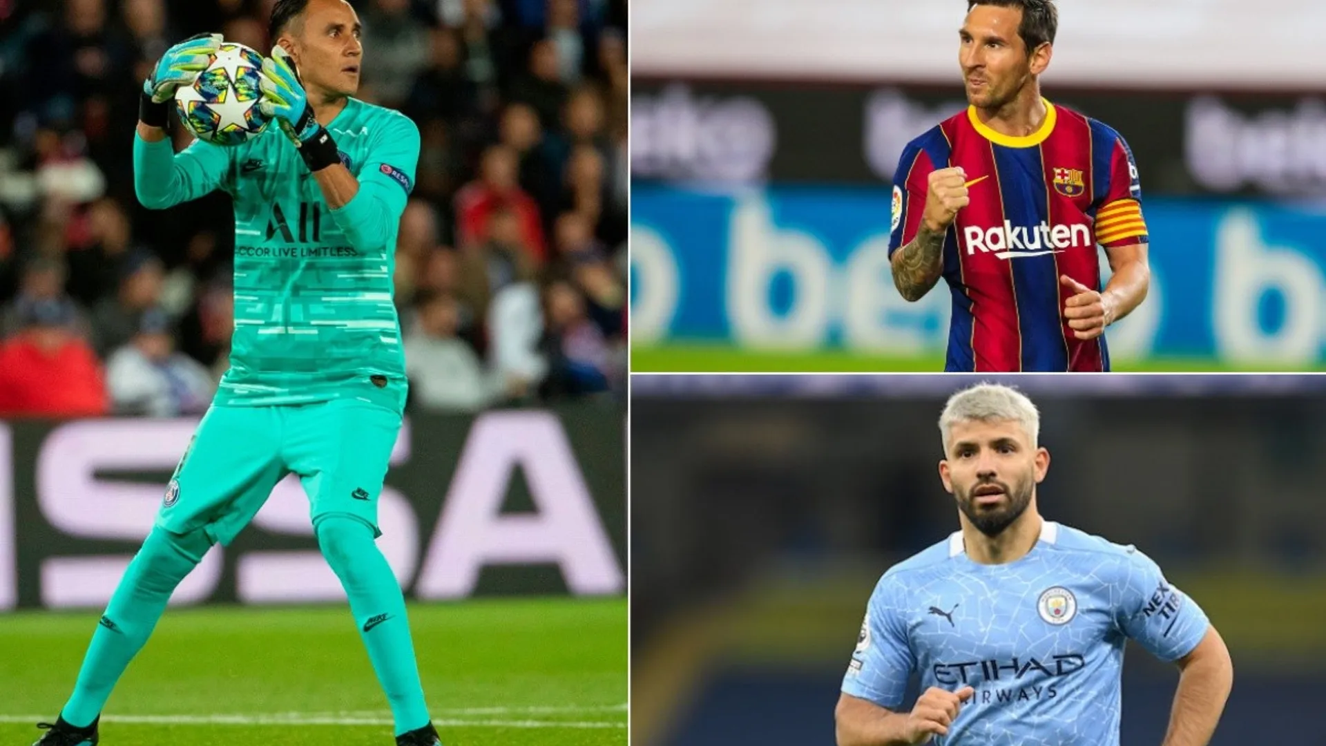 PSG de Keylor Navas podría reunir a Sergio Agüero y Lionel Messi