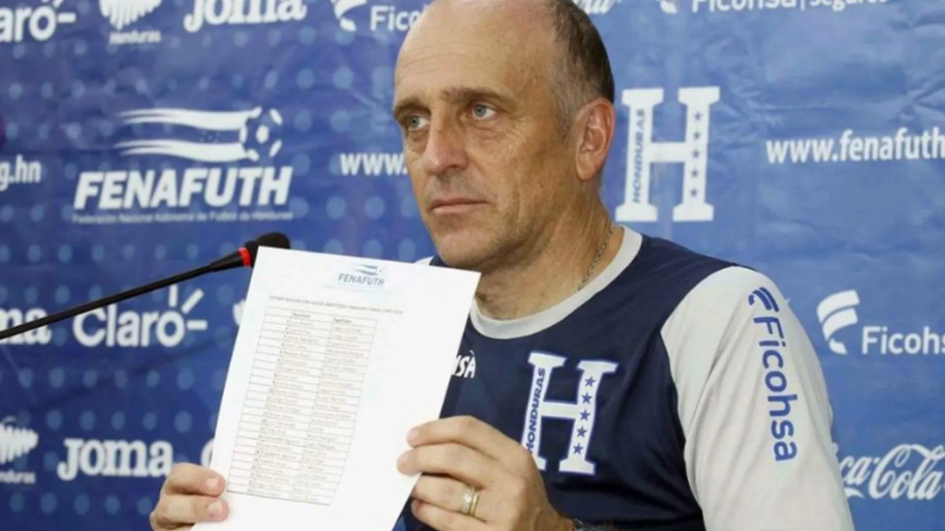 Convocatoria de Honduras para la próxima fecha Fifa