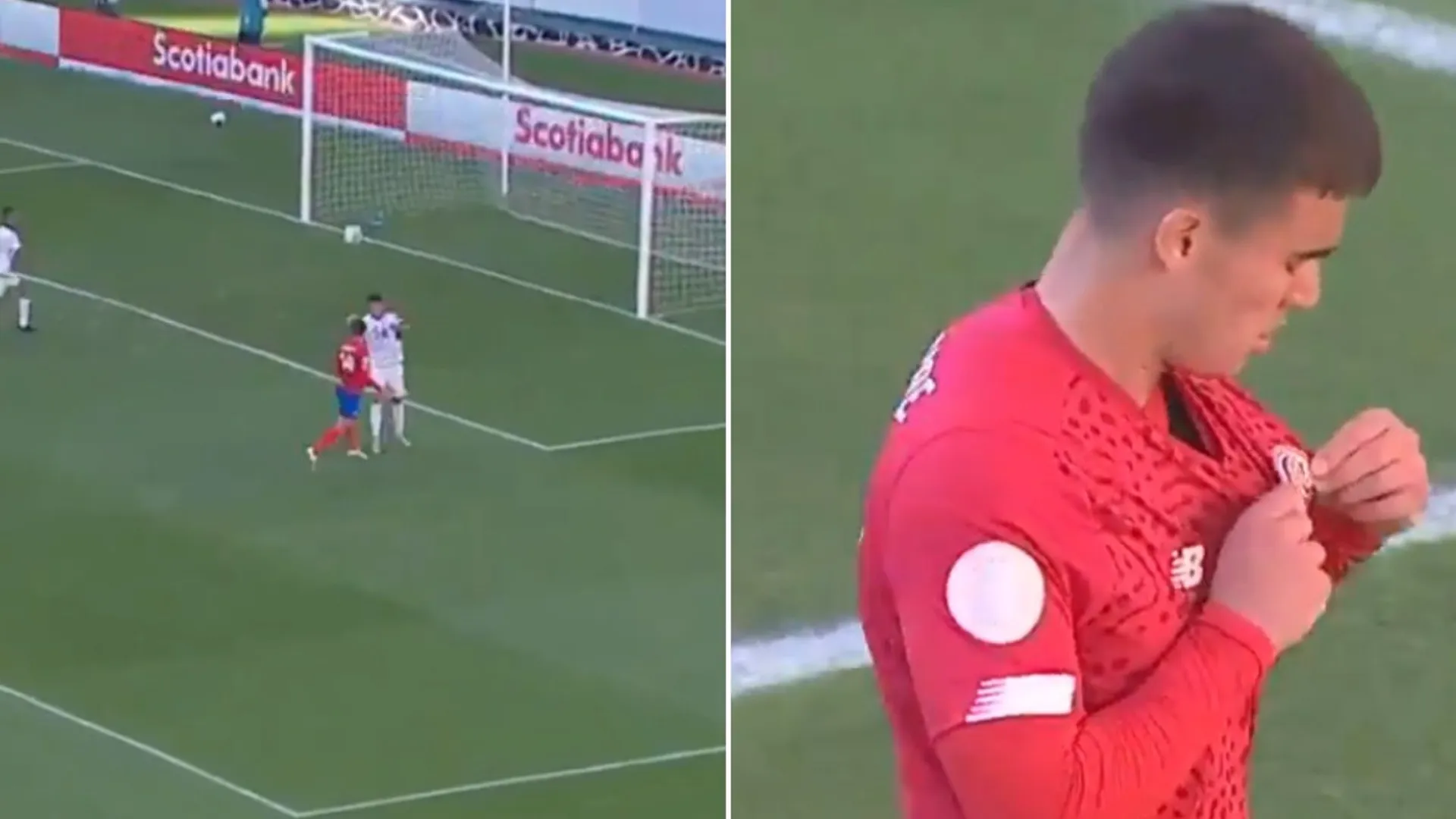 Costa Rica lo gana al medio tiempo