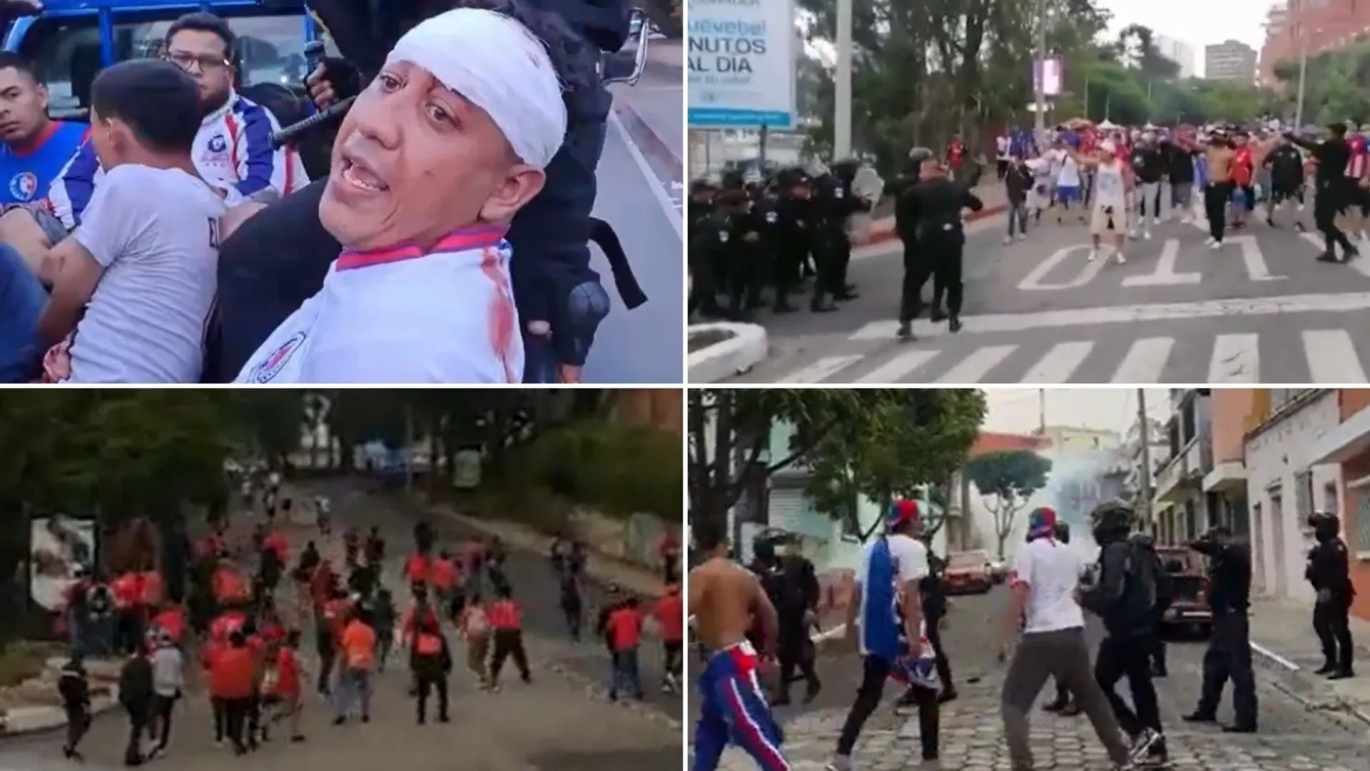 Liga Concacaf: Disturbios entre aficionados de Municipal y Olimpia