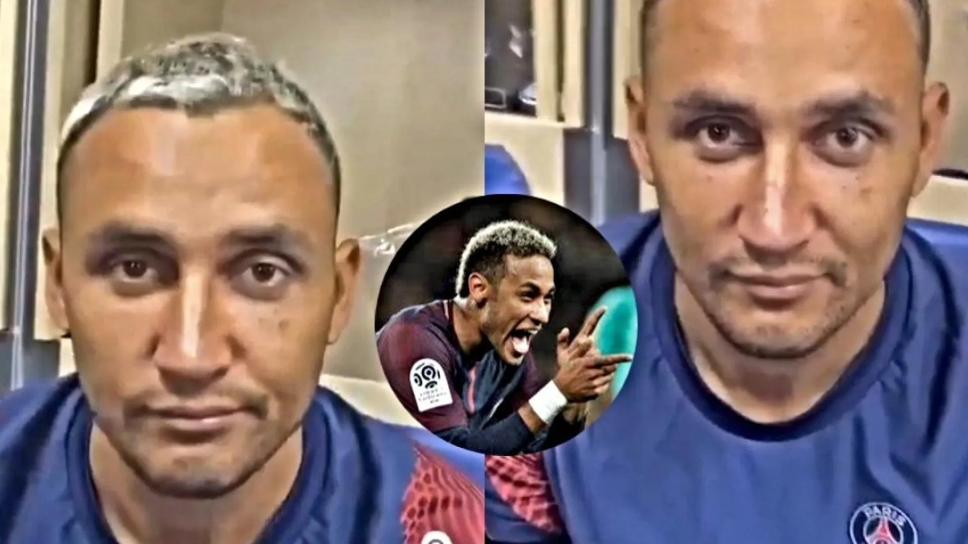 Keylor Navas sufrió la gracia de Neymar en el vestuario del PSG