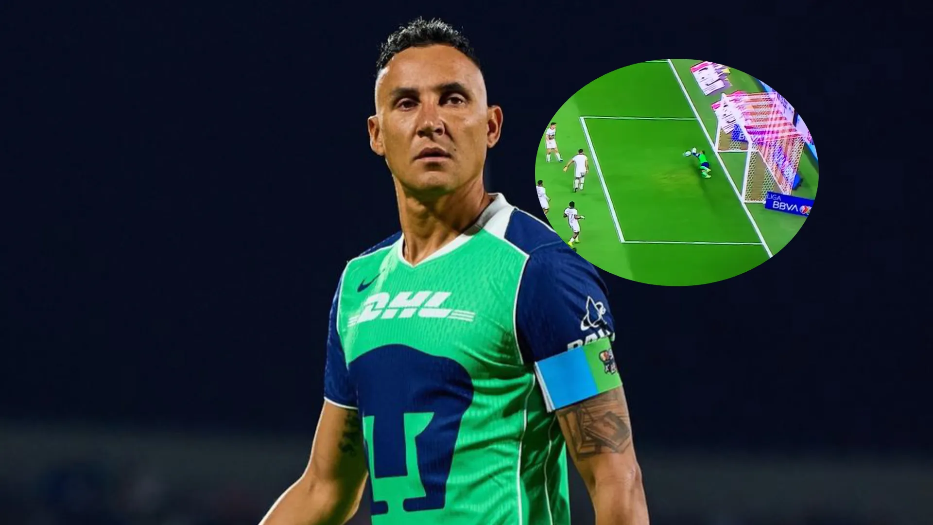 Keylor Navas provoca la locura en México con un show de atajadas en el Pumas vs. Chivas