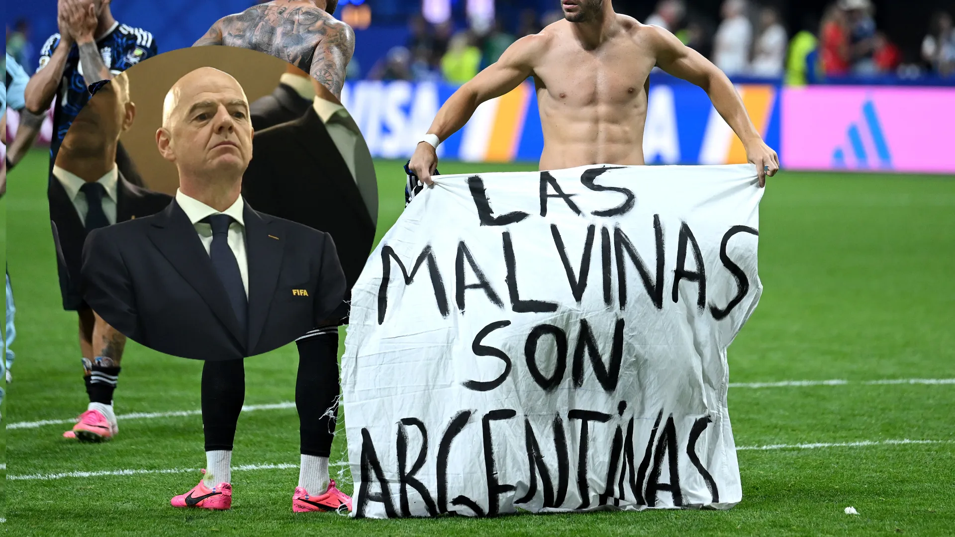 Argentina en la mira de FIFA: la sanción que podría recibir por su manta de Malvinas antes de la final del Mundial 2026