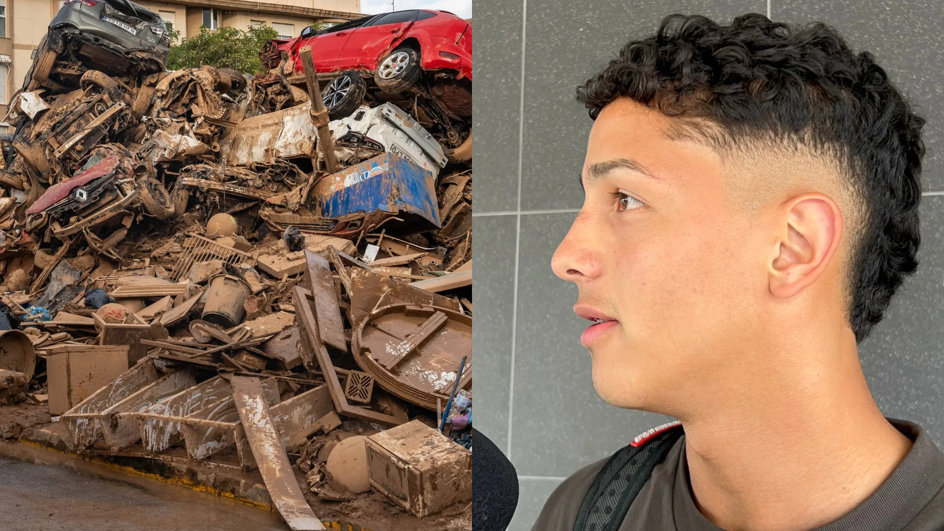 "Me tocó verlo de cerca": el crudo relato de Warren Madrigal sobre los estragos que causó la DANA en Valencia