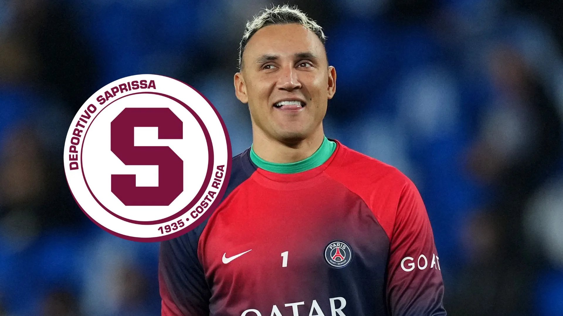 Keylor Navas con la camiseta del París Saint-Germain.