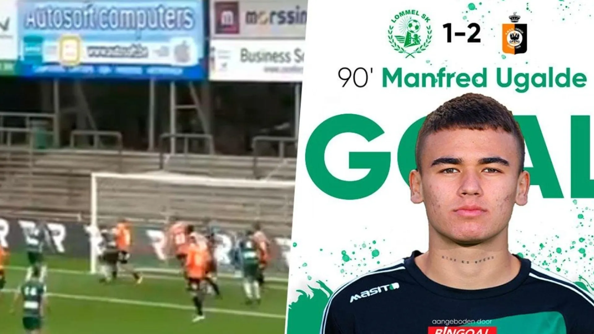 Video: Manfred Ugalde vuelve a marcar para el Lommel SK