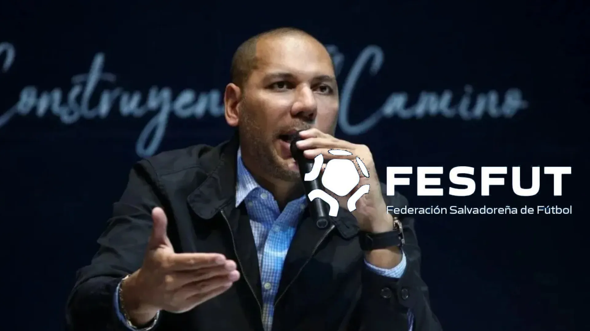 Yamil Bukele sale a la defensa del polémico nuevo logo la Fesfut