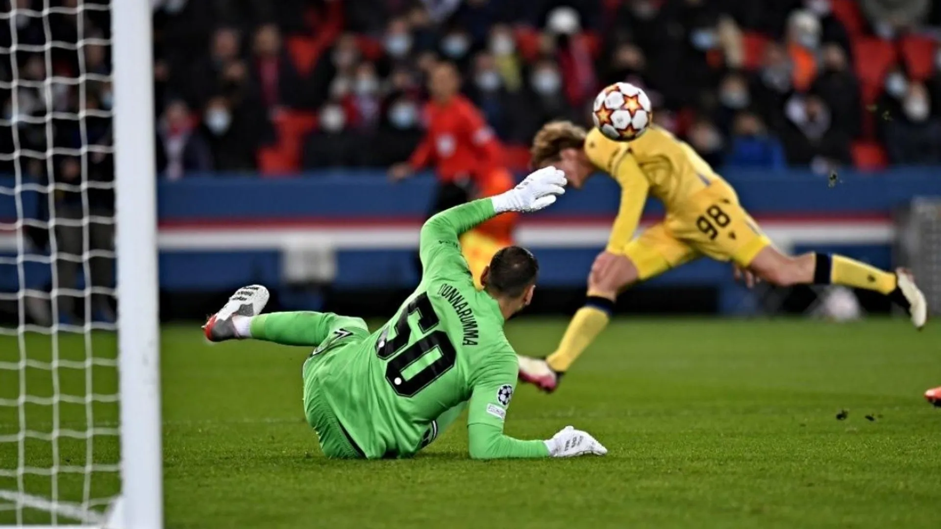 PSG sin Keylor Navas y con Donnarumma en la titularidad goleó al Brujas en la Champions League