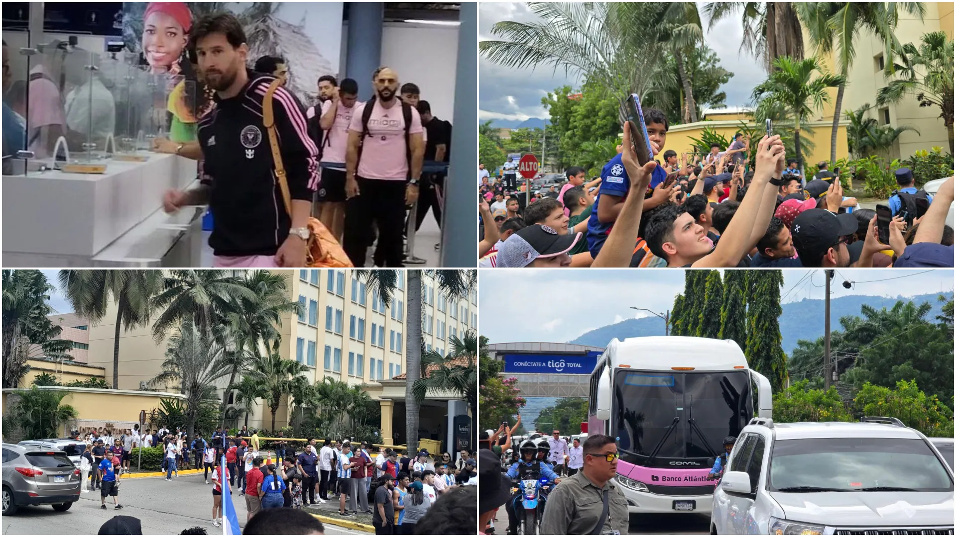 En Argentina destacan la locura que causó Lionel Messi en su llegada a Honduras