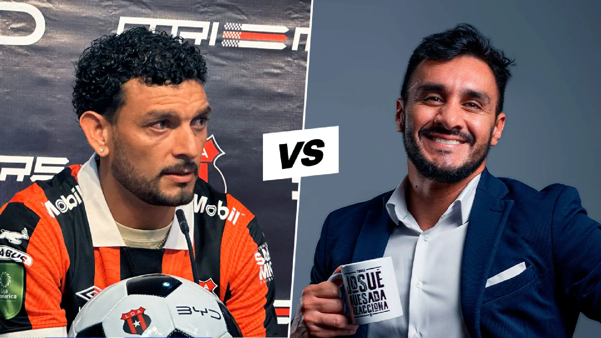 Michael Barrantes decidió responderle a Josué Quesada vía redes sociales. (Foto: ESPN)