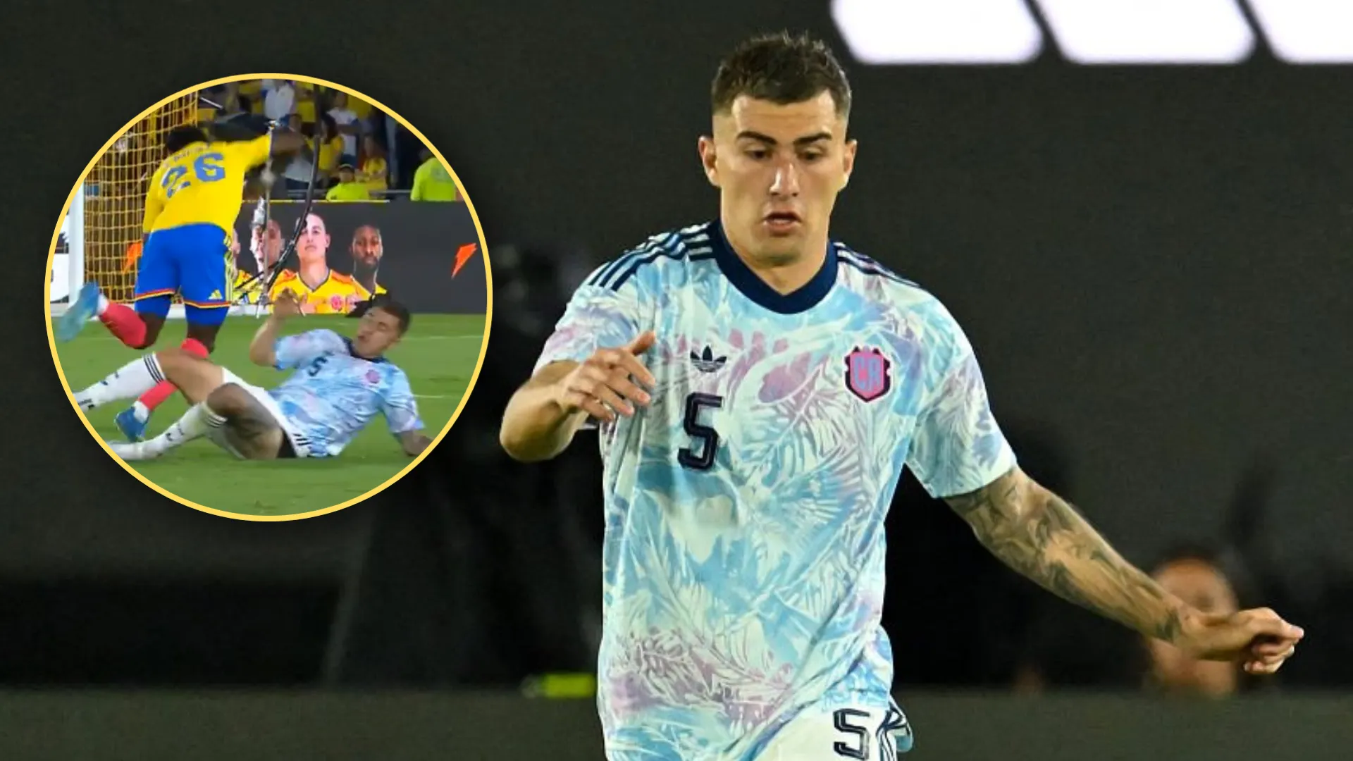"Nada pasa": Fernán Faerron habló sobre su grosero error ante Colombia en la derrota de La Sele