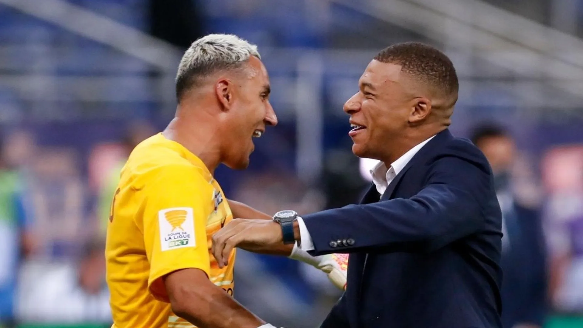 Keylor Navas y sus compañeros del PSG trolean a Kylian Mbappé