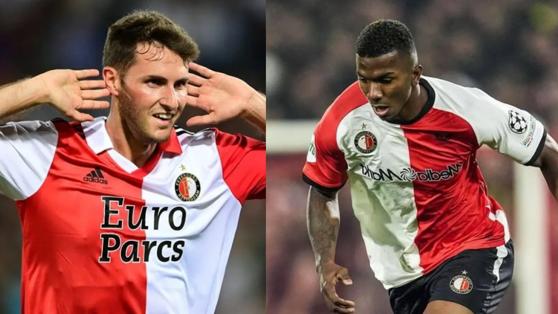 Santi Giménez muestra una faceta desconocida de Jeyland Mitchell mientras no juega en Feyenoord