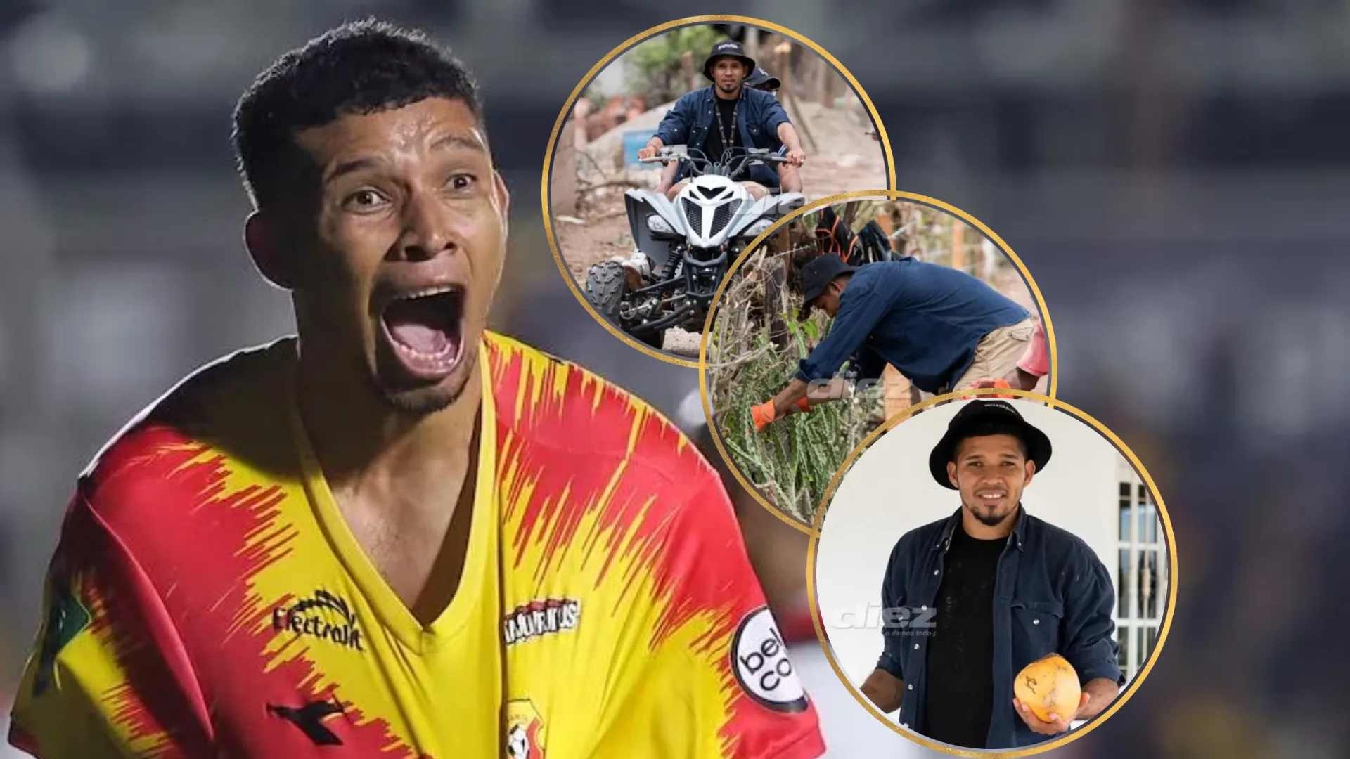 Levantó la 32 con Herediano y ahora levanta cercas en Honduras: la vida de Getsel Montes en vacaciones