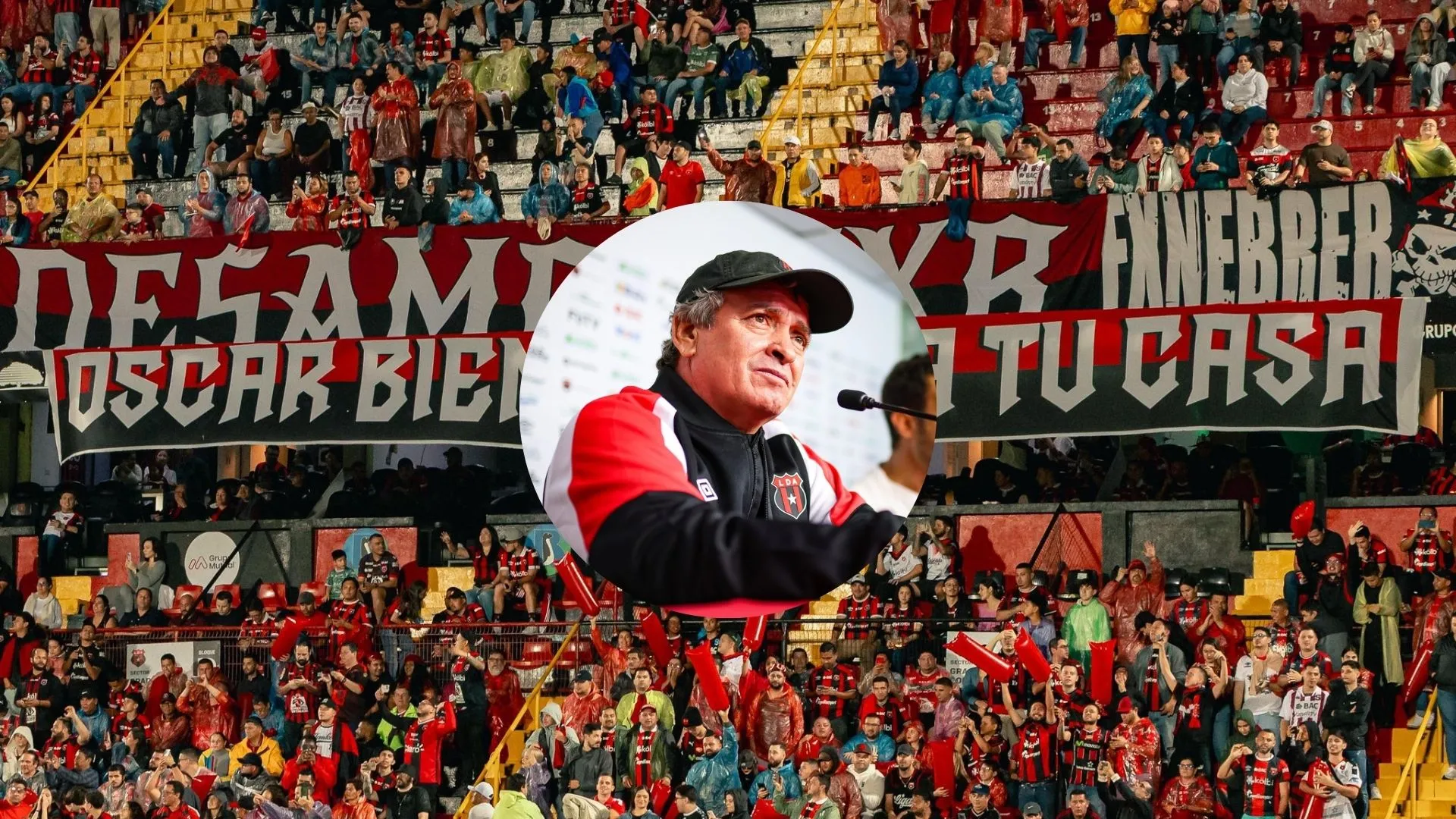 No se aguantó: lo primero que hizo Machillo Ramírez cuando vio a la afición de Alajuelense