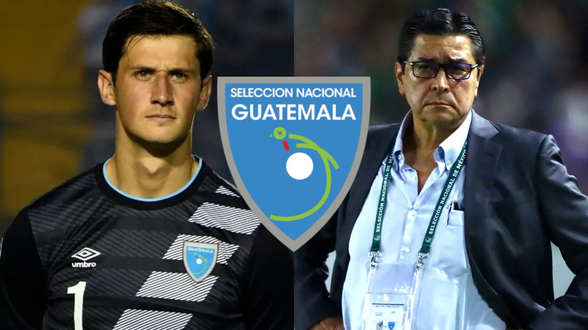 Nicholas Hagen y Luis Fernando Tena en la Selección de Guatemala.