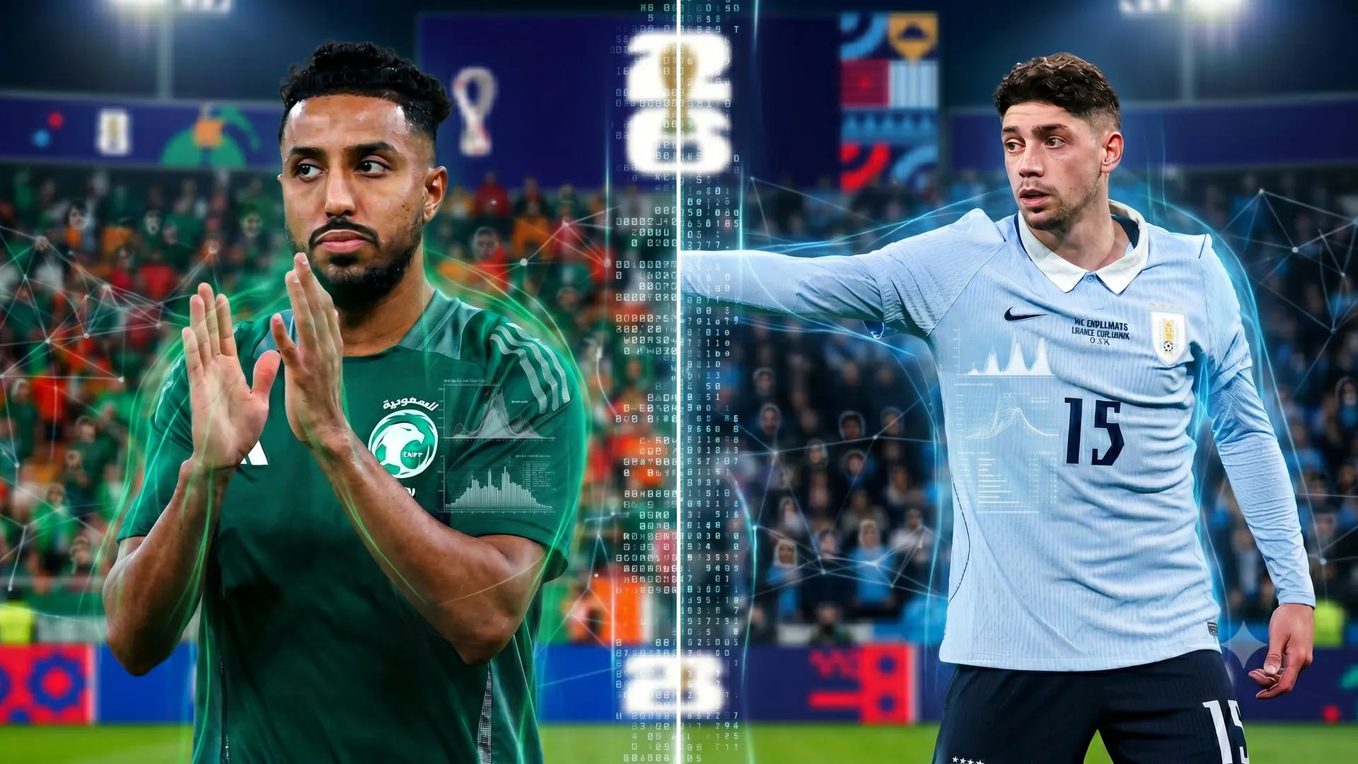 La IA predice Arabia Saudita vs. Uruguay: quién gana, resultado exacto y goleadores del partido del Mundial 2026