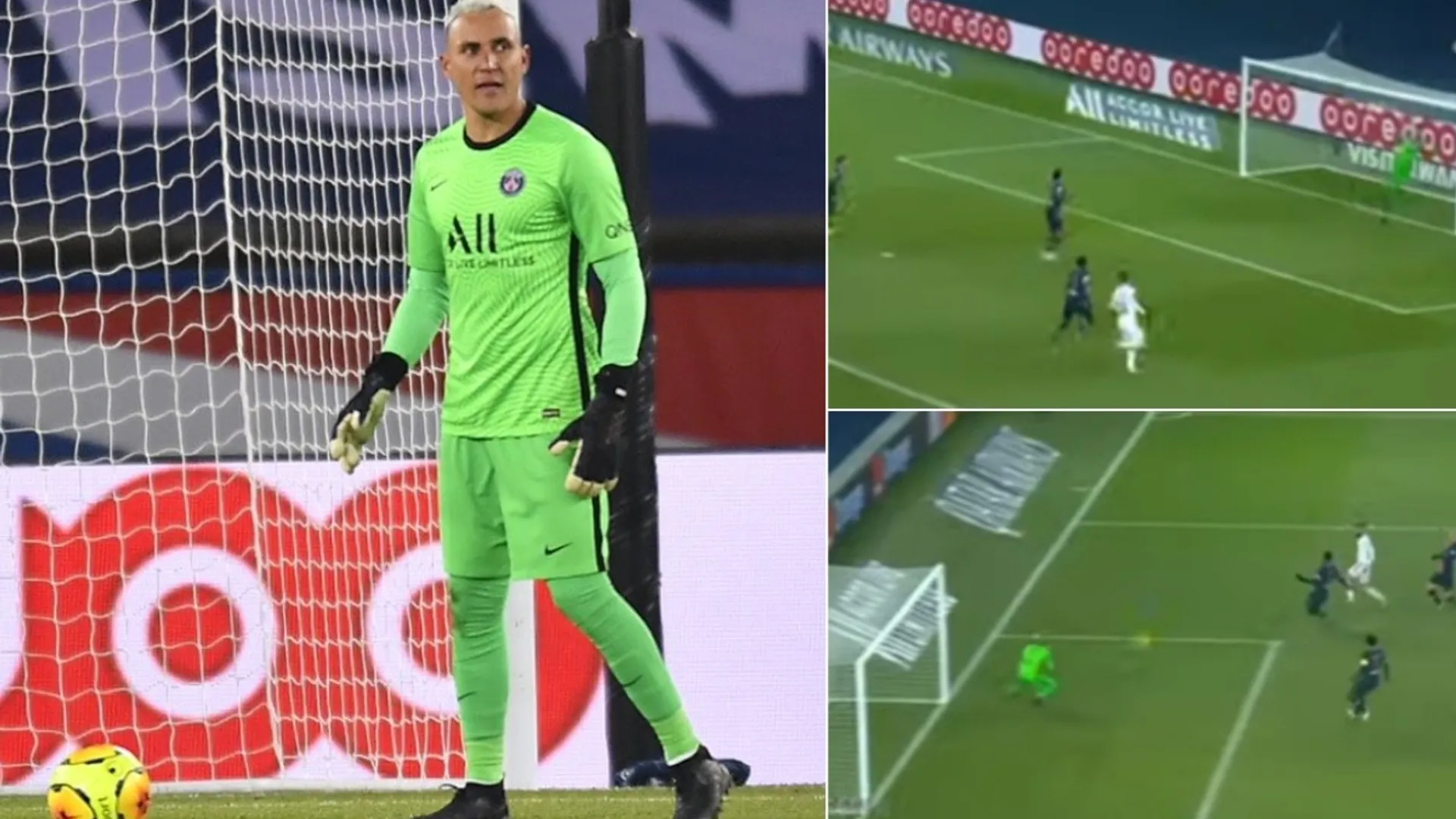 El PSG presumió a Keylor Navas que nuevamente fue figura
