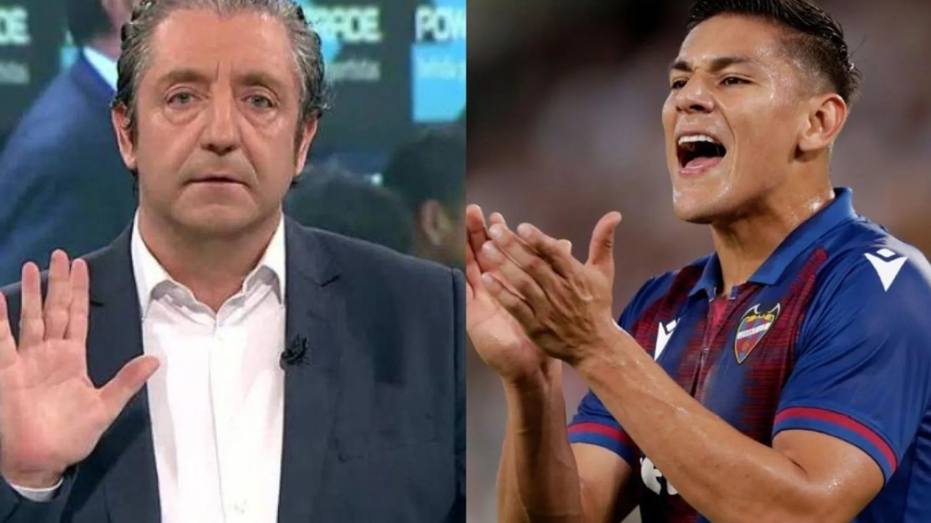 Josep Pedrerol le envió una gran noticia a Óscar Duarte del Levante desde su editorial en el El Chiringuito