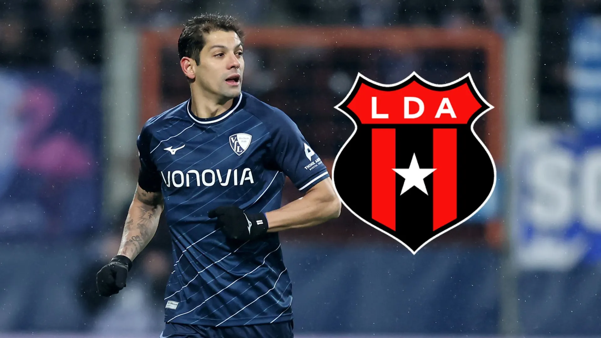 Cristian Gamboa con Bochum en la Bundesliga.