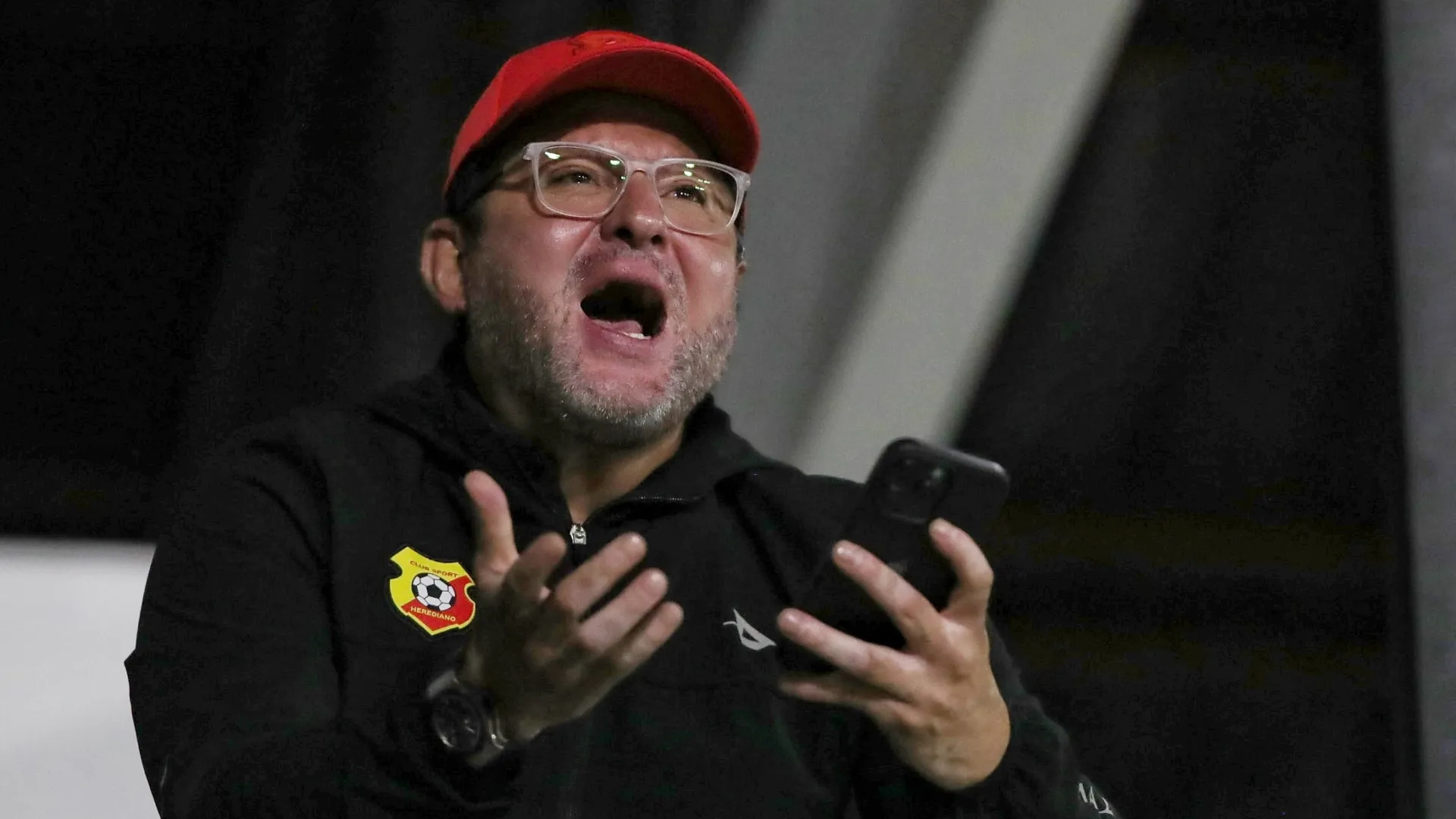 Jafet Soto muy molesto por los dichos sobre Cubo Torres por parte de Baldizón. (Foto: La Nación)
