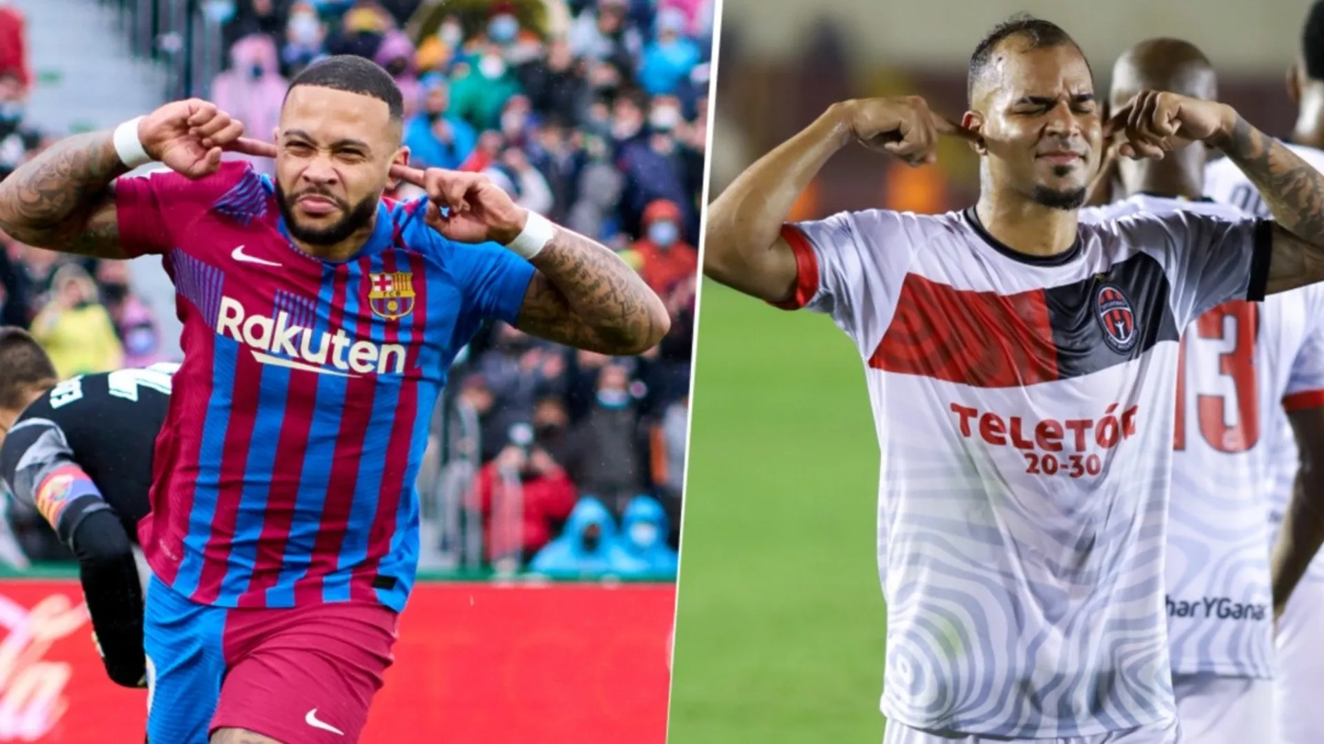 Memphis Depay compartió la celebración de Sporting San Miguelito en la Liga Concacaf